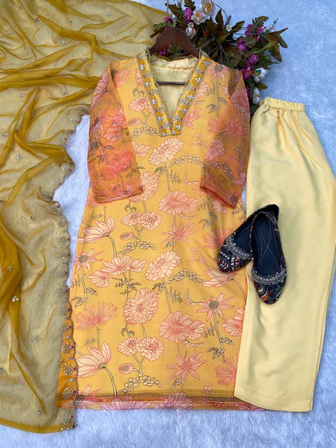 BE 1806 Kurti With Bottom Dupatta Exporters In India